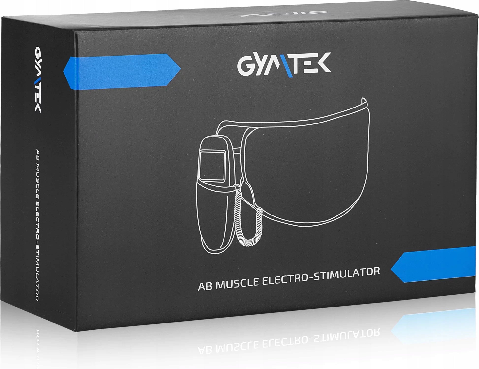 ABDOMINAL MUSCLE ELECTROSTIMULATOR ABDOMINAL MASSAGER SLIMMING BELT GYMTEK