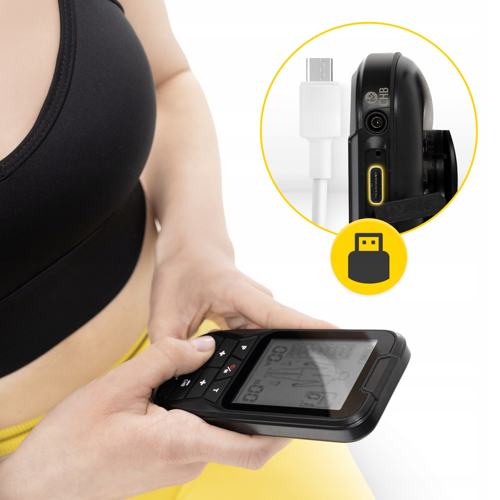 ELECTROSTIMULATION MUSCLE MASSAGE STIMULATION ELECTROTHERAPY TENS EMS LITE