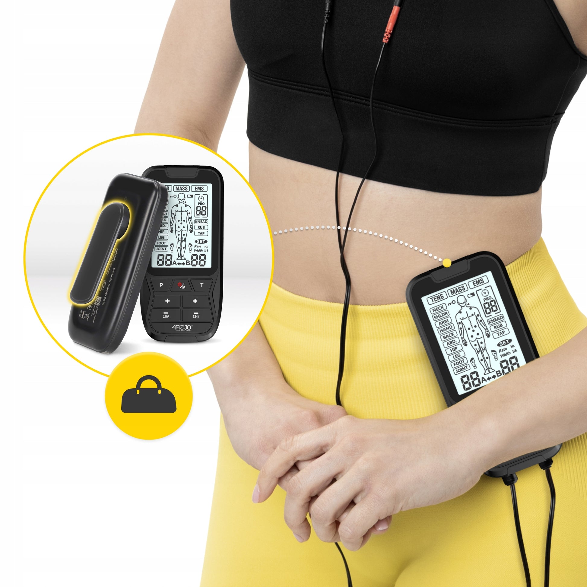 ELECTROSTIMULATION MUSCLE MASSAGE STIMULATION ELECTROTHERAPY TENS EMS LITE