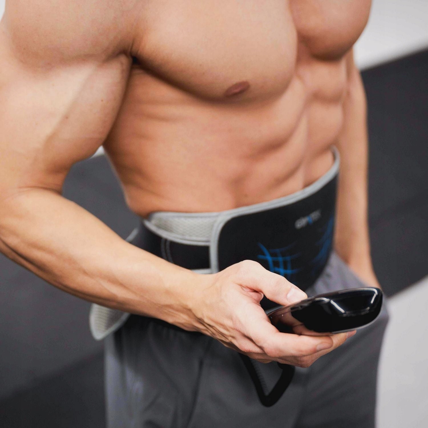 ABDOMINAL MUSCLE ELECTROSTIMULATOR ABDOMINAL MASSAGER SLIMMING BELT GYMTEK