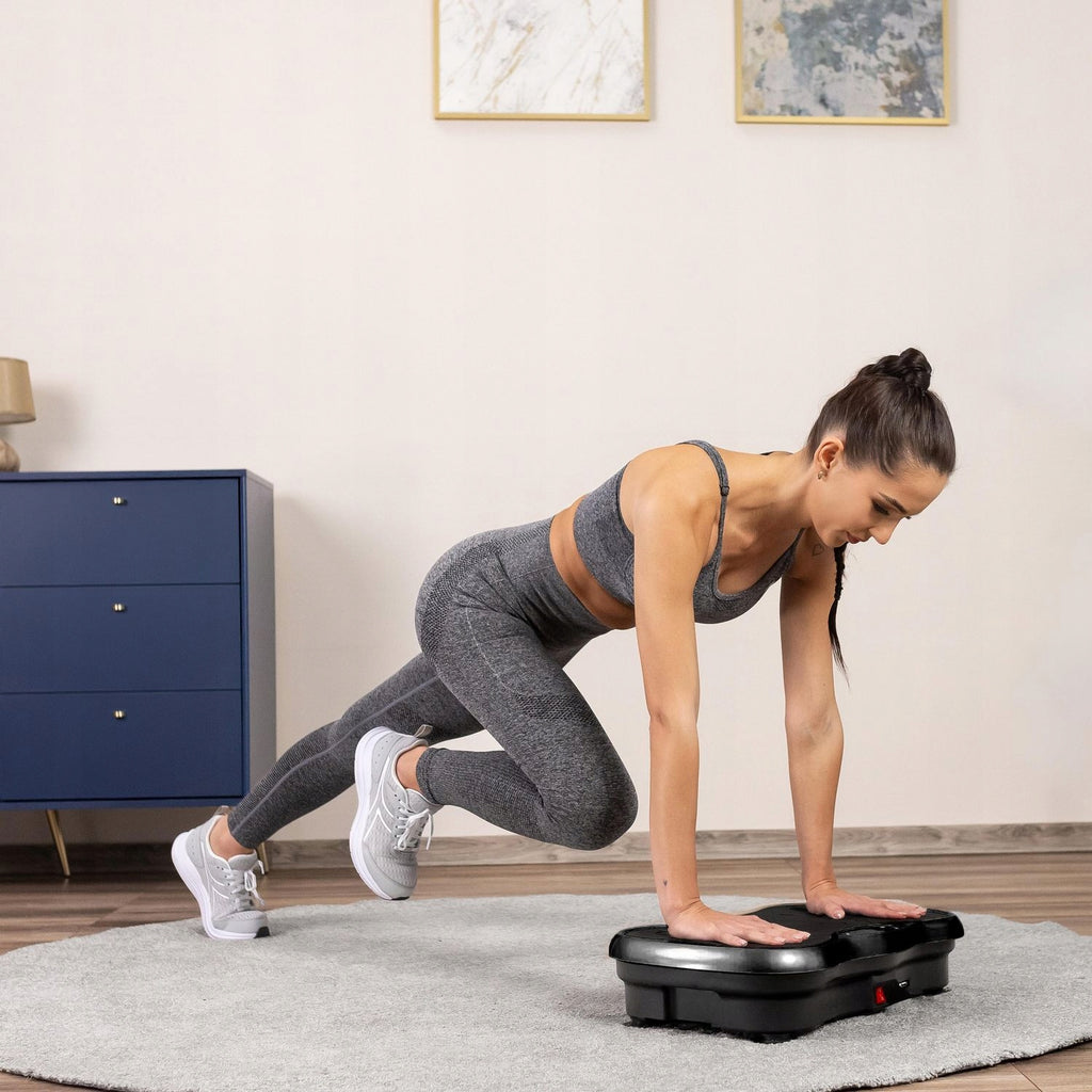 VIBRATION PLATFORM VIBRATING TRAINING MASSAGER WITH REMOTE CONTROL XP500 GYMTEK