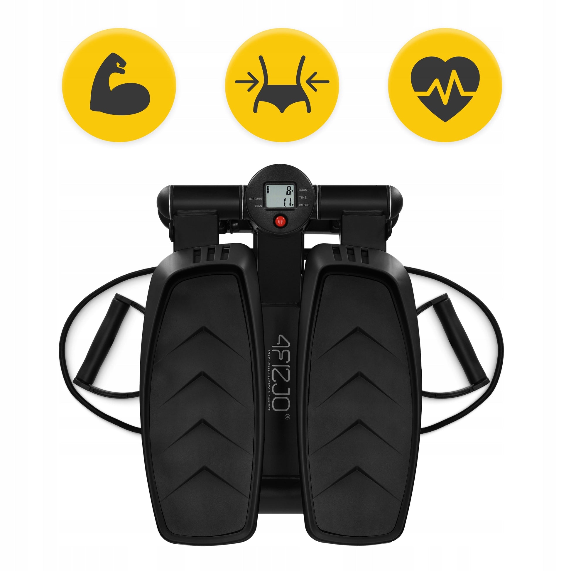 STEPPER FOR STEP EXERCISES WITH FITNESS LINKS WITH EVO TRAINING COUNTER