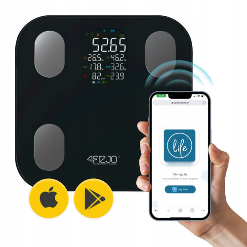 BATHROOM SCALE ANALYTICAL ELECTRONIC FAT MEASUREMENT BMI GLASS PRO