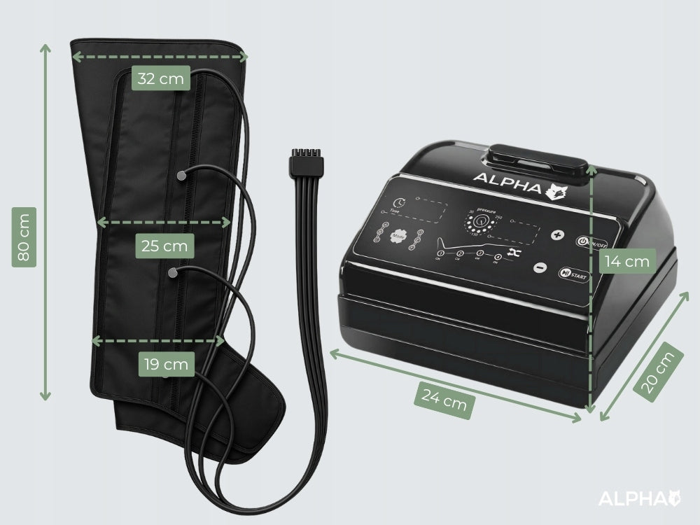 Lymphatic Drainage Compression Device - Leg Massager ALPHA Presotherapy