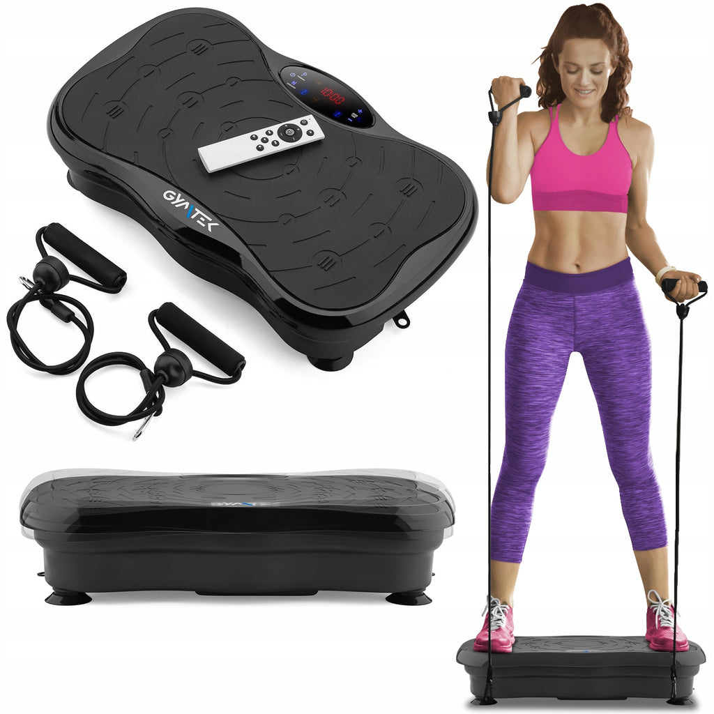 VIBRATION PLATFORM VIBRATING TRAINING MASSAGER WITH REMOTE CONTROL XP500 GYMTEK
