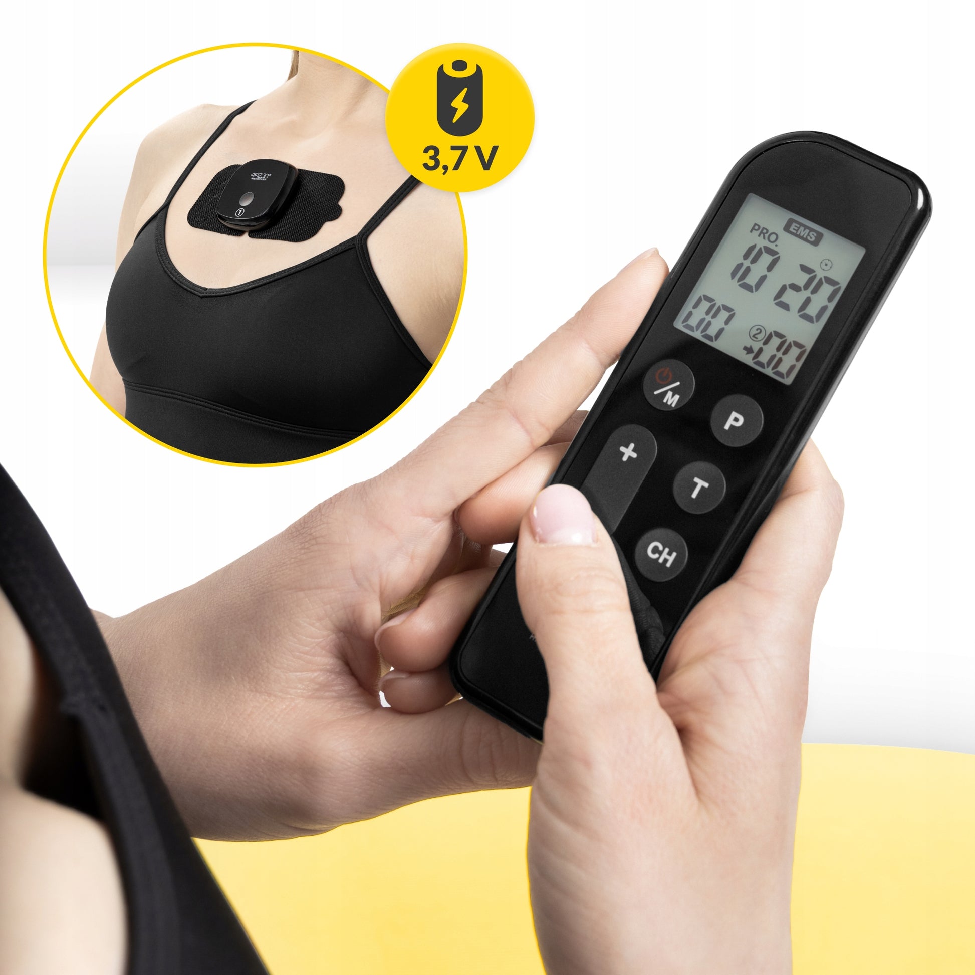 ELECTROSTIMULATOR MUSCLE MASSAGE STIMULATION ELECTROTHERAPY TENS EMS EVO 3in1