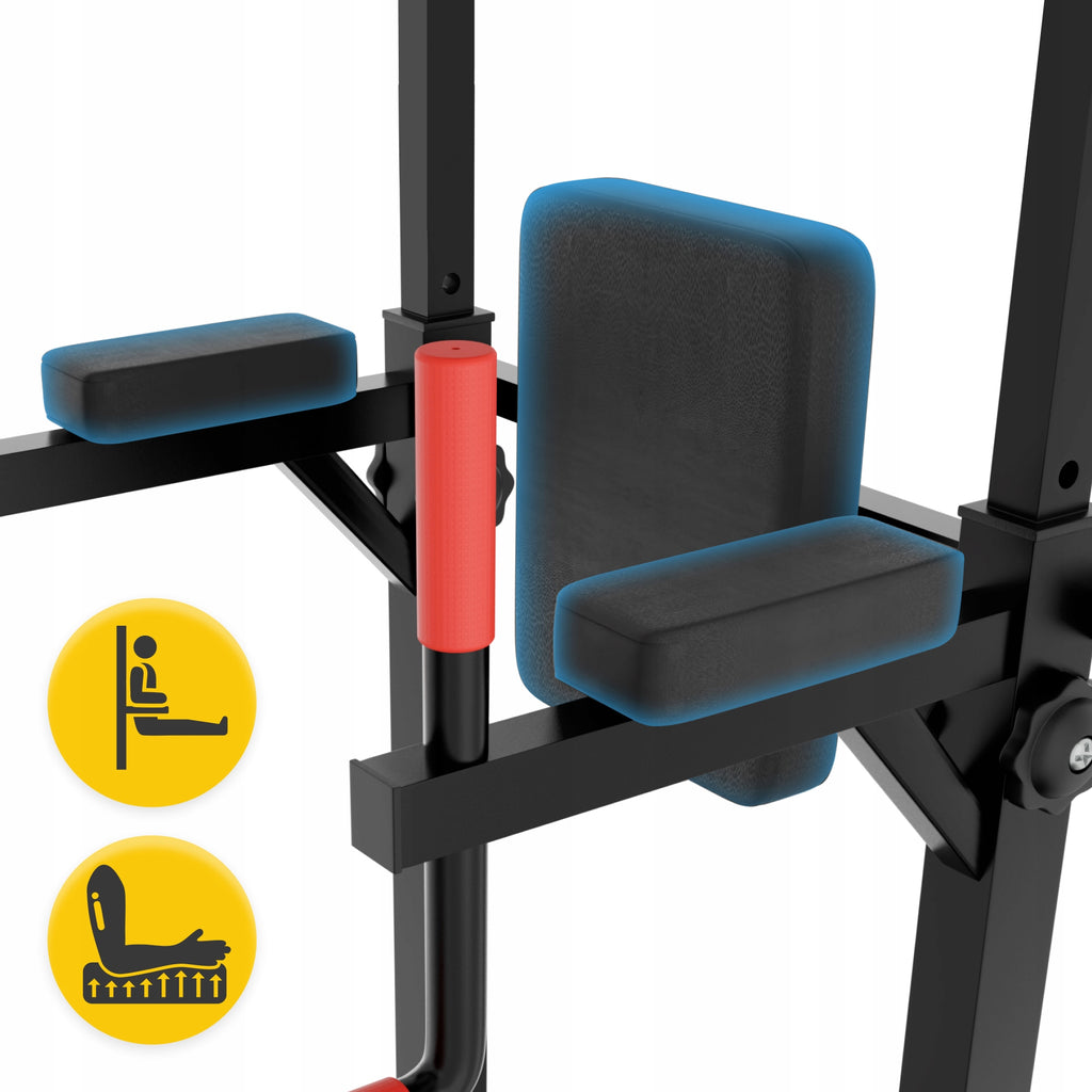 MULTIFUNCTION HANDRAIL FREESTANDING ADJUSTABLE TRAINING BAR WITH BENCH