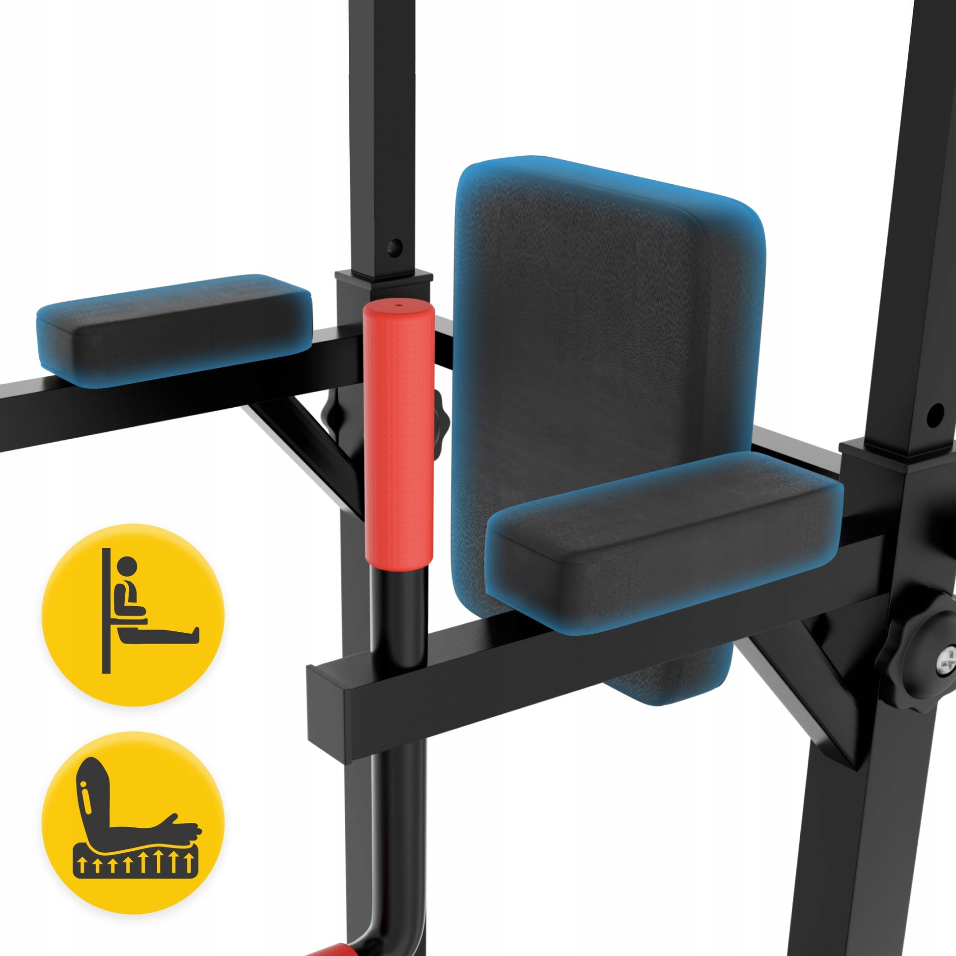 MULTIFUNCTION HANDRAIL FREESTANDING ADJUSTABLE TRAINING BAR WITH BENCH