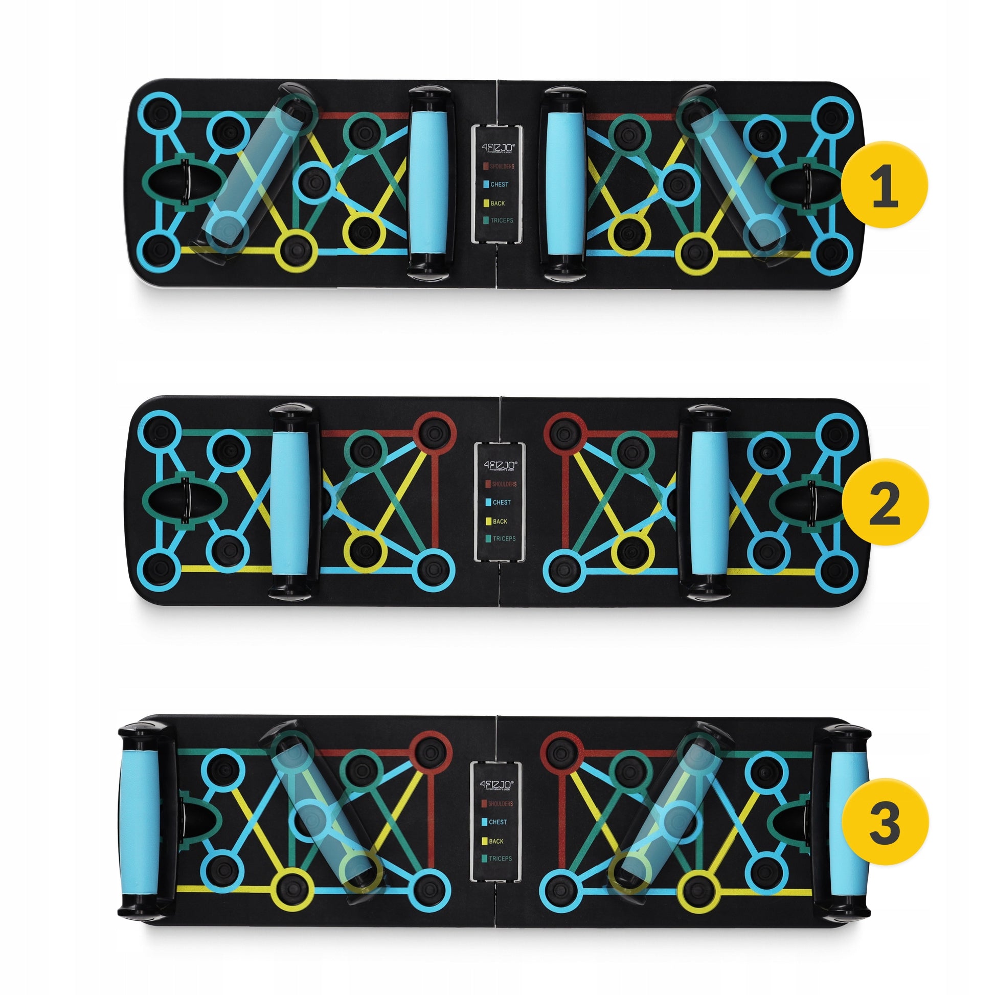 PUSH-UP BOARD EXERCISE PLATFORM HANDLES MULTIFUNCTIONAL PUSH UP BOARD