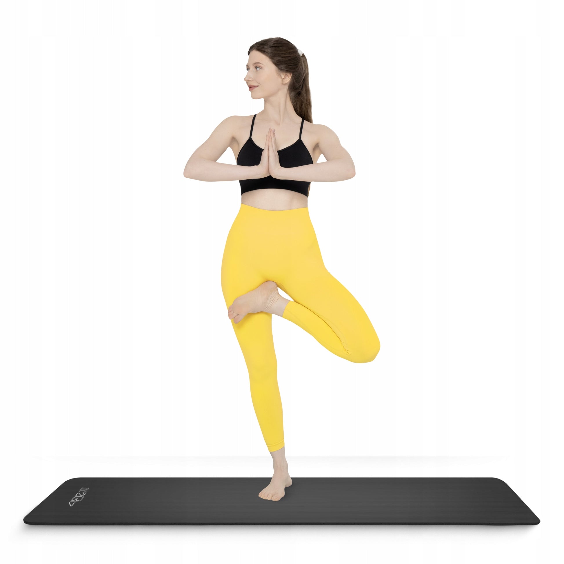 YOGA EXERCISE MAT GYMNASTIC TRAINING FITNESS HANDLE THICK NBR 1,5CM