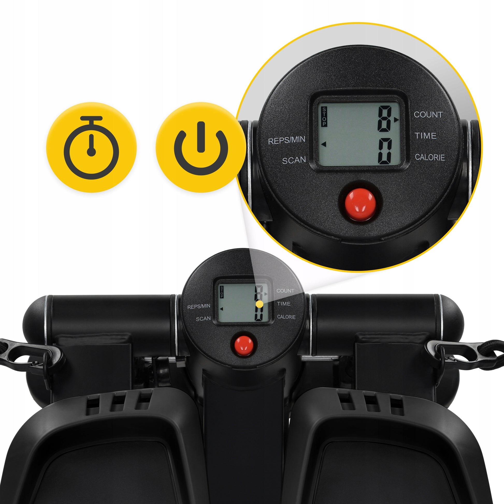 STEPPER FOR STEP EXERCISES WITH FITNESS LINKS WITH EVO TRAINING COUNTER
