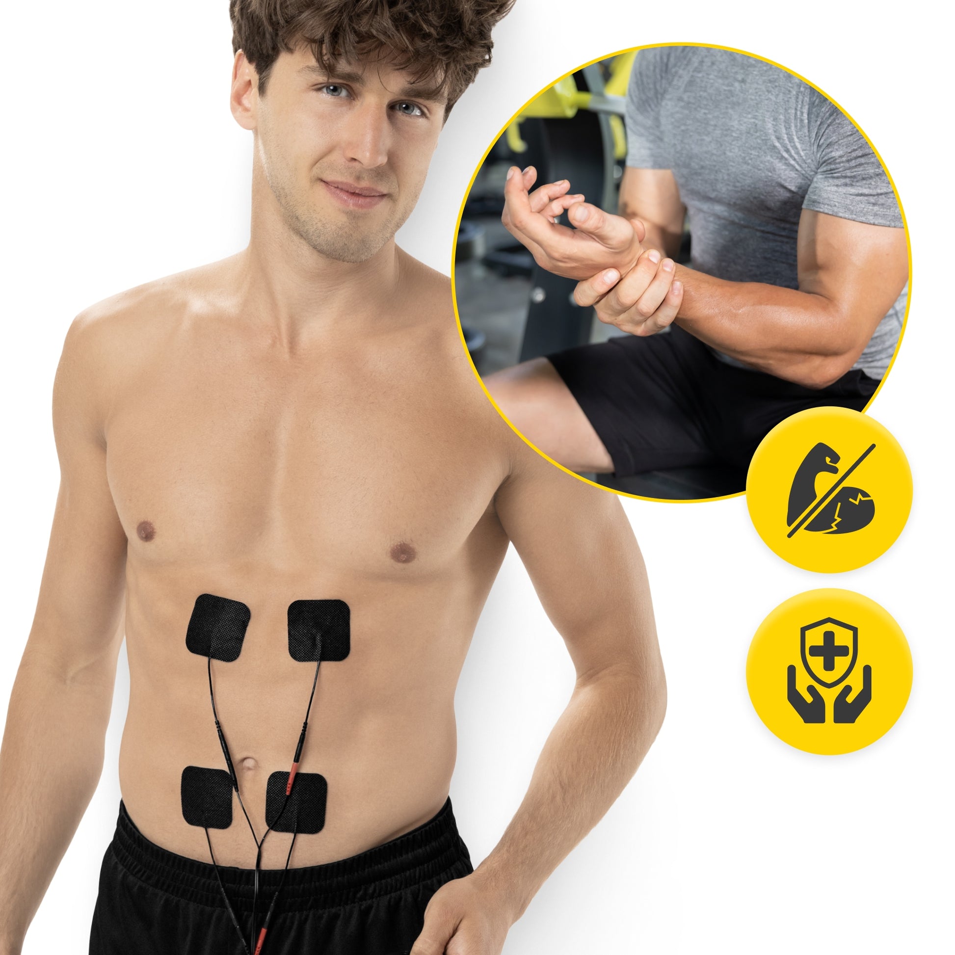 ELECTROSTIMULATION MUSCLE MASSAGE STIMULATION ELECTROTHERAPY TENS EMS LITE