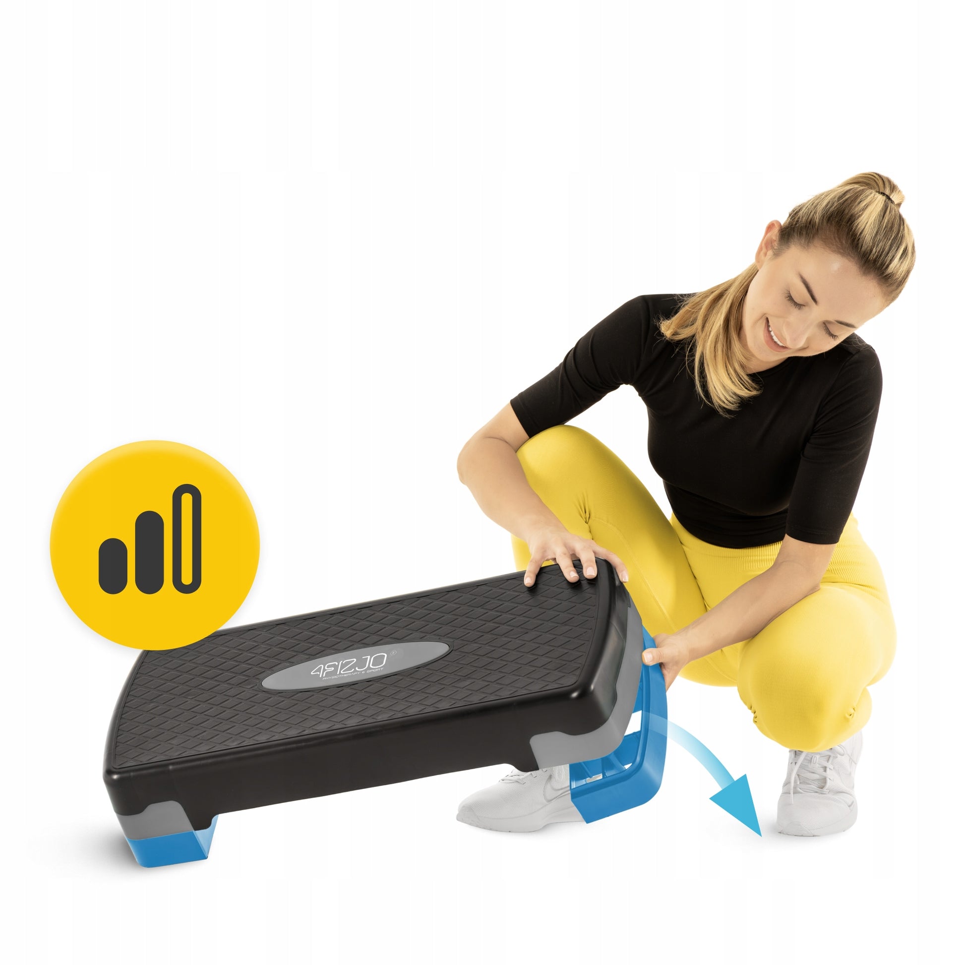 STEP FOR FITNESS AEROBICS EXERCISE 2 STAGE ADJUSTABLE DURABLE