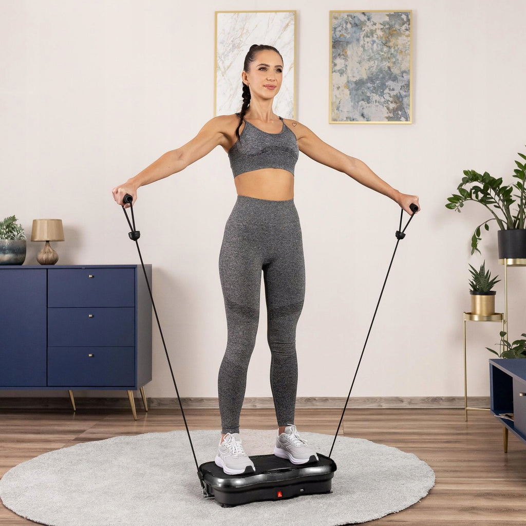 VIBRATION PLATFORM VIBRATING TRAINING MASSAGER WITH REMOTE CONTROL XP500 GYMTEK