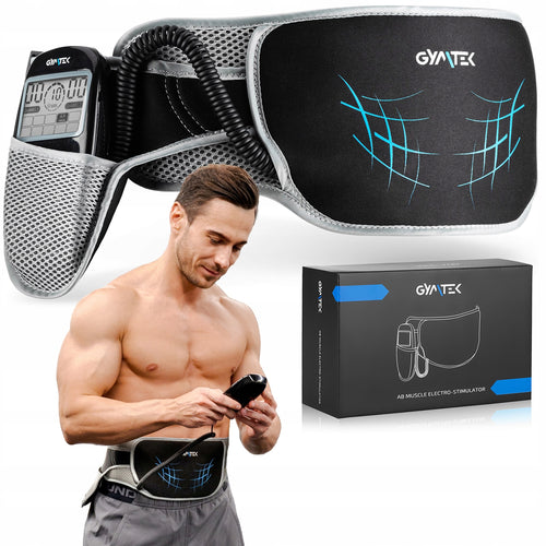 ABDOMINAL MUSCLE ELECTROSTIMULATOR ABDOMINAL MASSAGER SLIMMING BELT GYMTEK