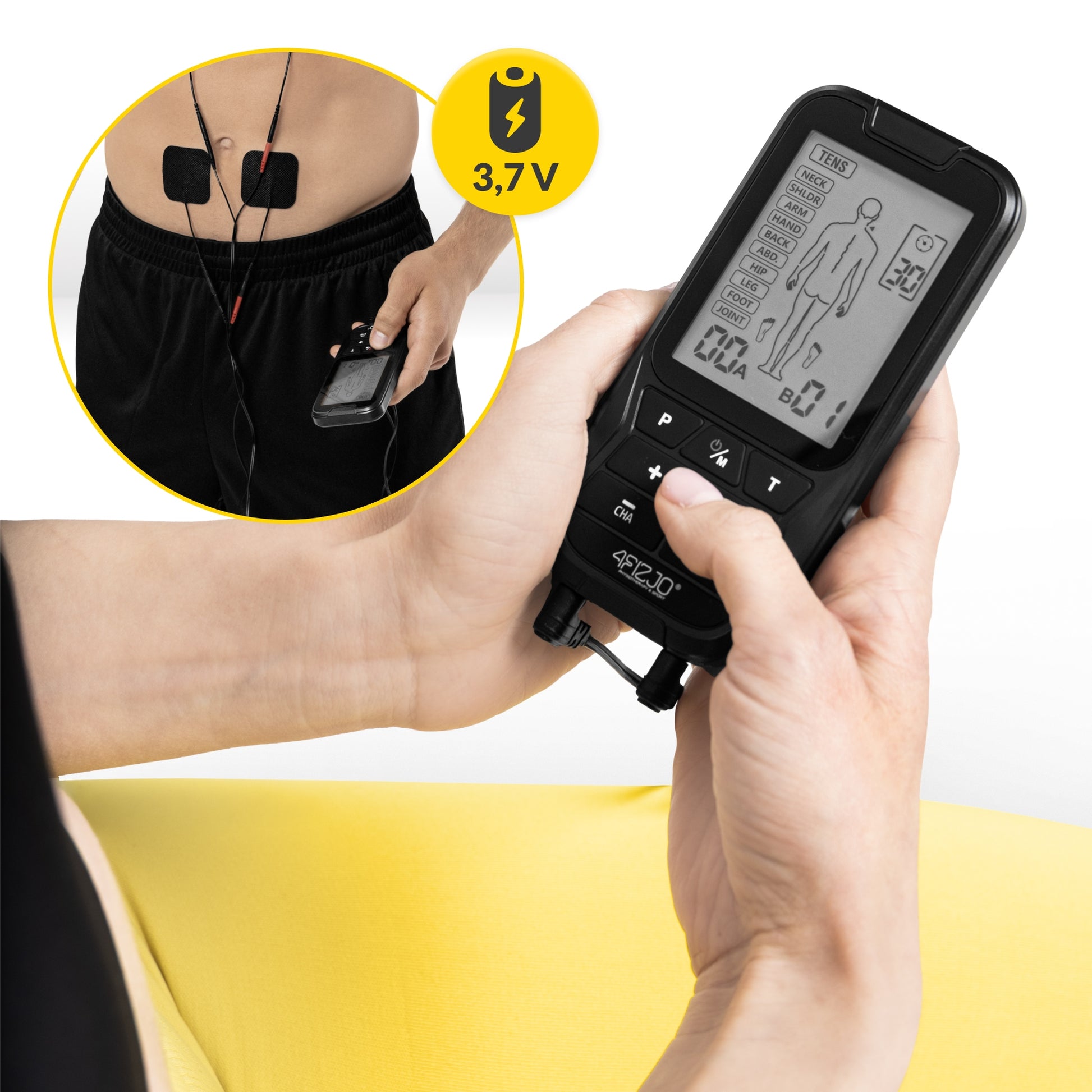 ELECTROSTIMULATION MUSCLE MASSAGE STIMULATION ELECTROTHERAPY TENS EMS LITE