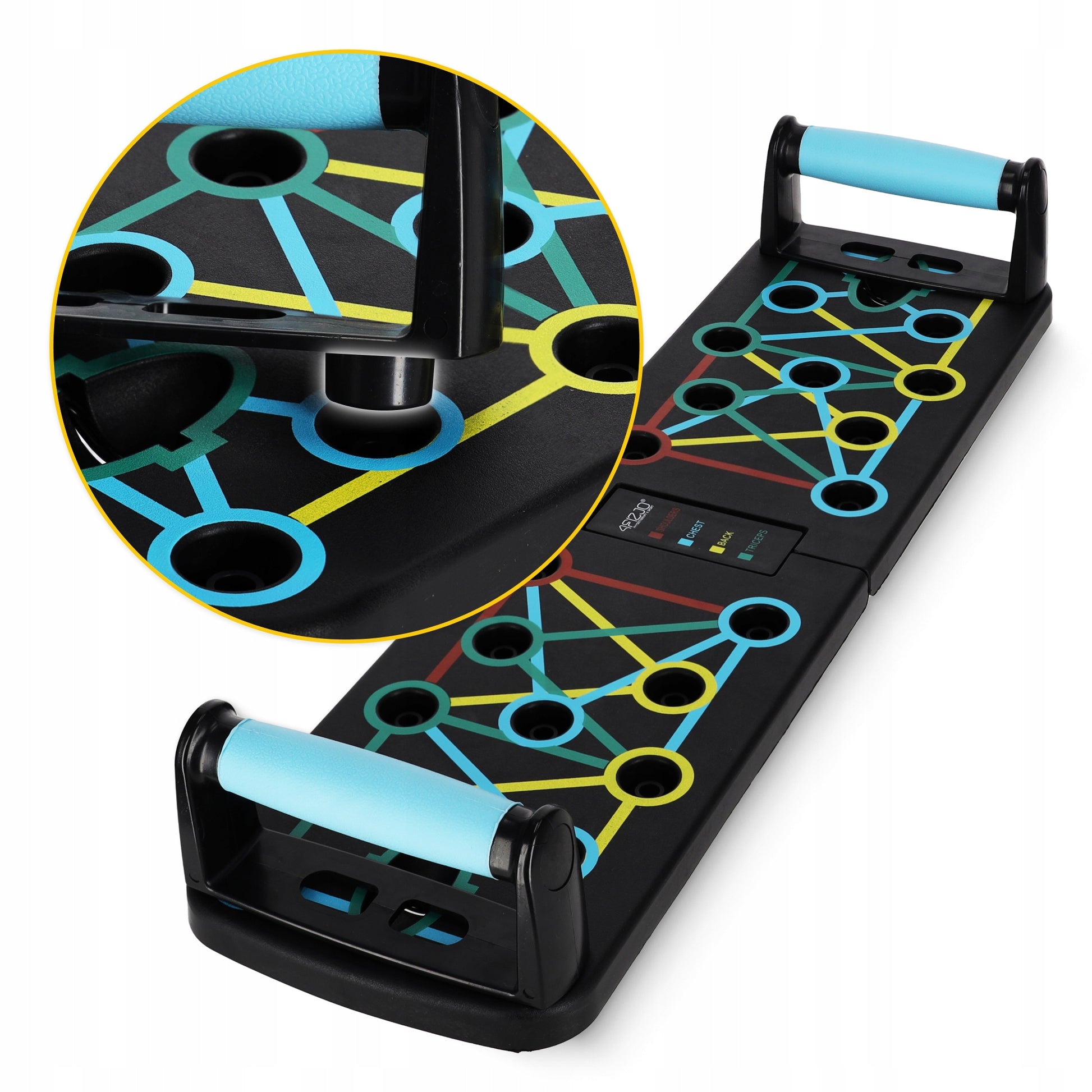 PUSH-UP BOARD EXERCISE PLATFORM HANDLES MULTIFUNCTIONAL PUSH UP BOARD