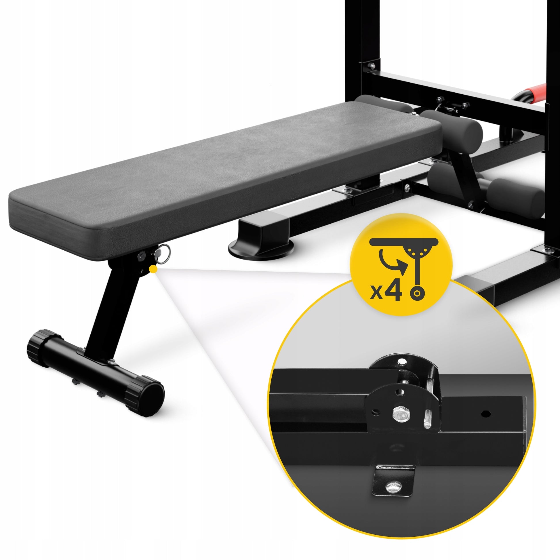 HANDRAIL MULTIFUNCTIONAL BENCH EXERCISE BENCH FREESTANDING PRO+