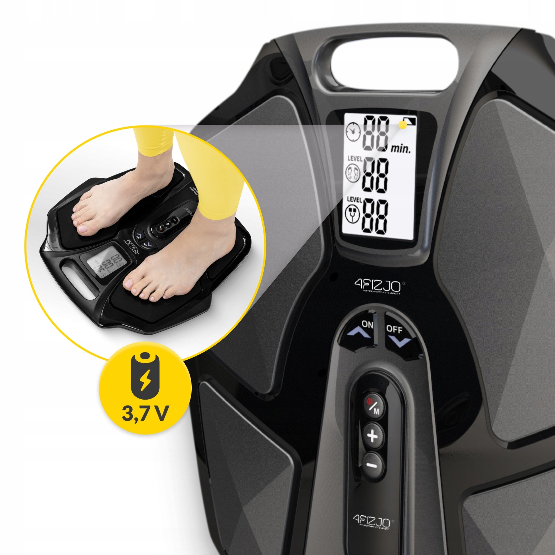MUSCLE ELECTROSTIMULATOR MAT FOOT MASSAGER TENS EMS 2in1 FOR ACUPRESSURE PILOT