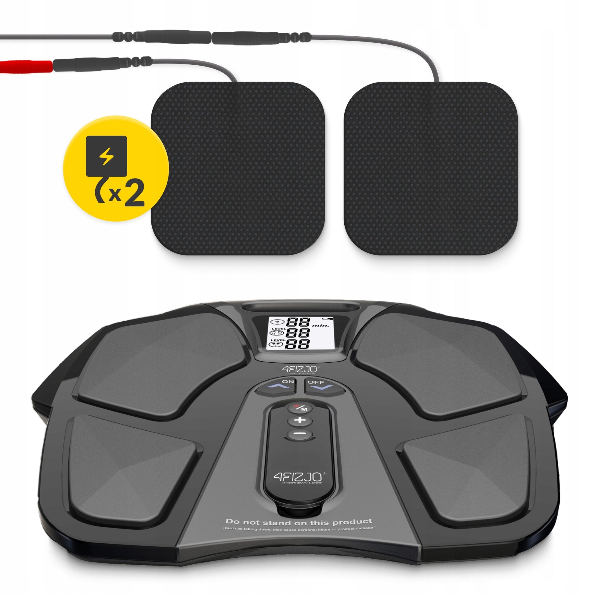 MUSCLE ELECTROSTIMULATOR MAT FOOT MASSAGER TENS EMS 2in1 FOR ACUPRESSURE PILOT