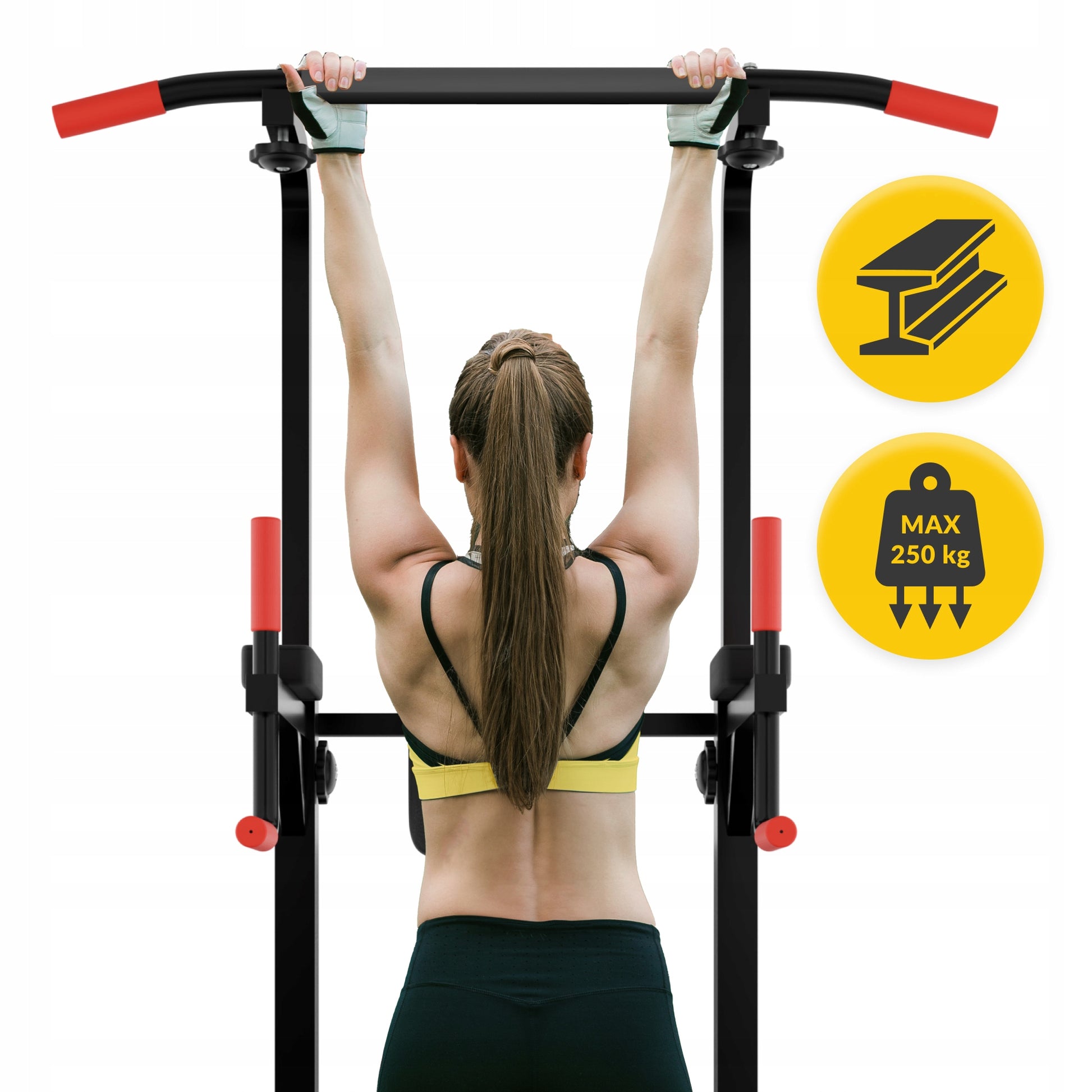 MULTIFUNCTION HANDRAIL FREESTANDING ADJUSTABLE TRAINING BAR WITH BENCH