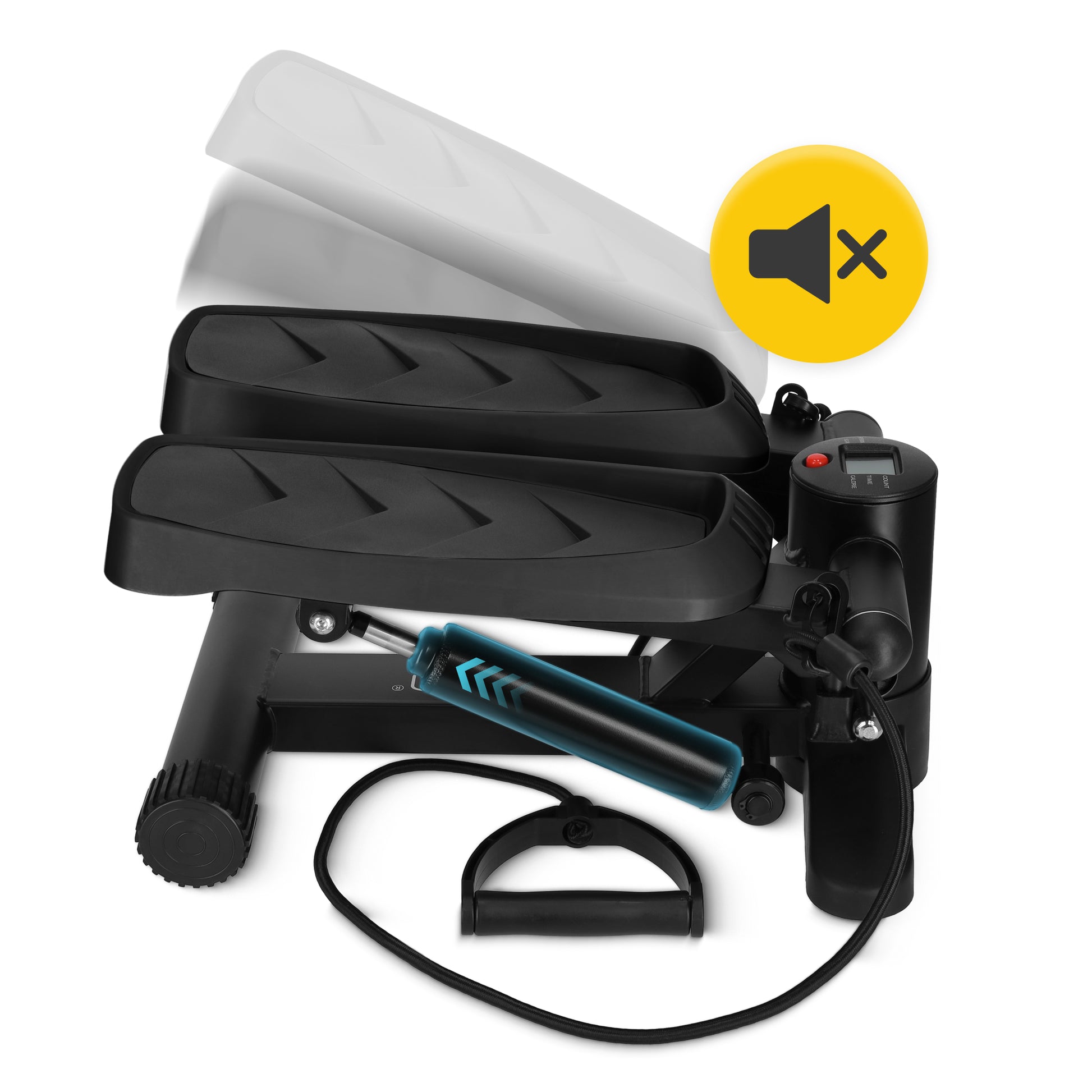 STEPPER FOR STEP EXERCISES WITH FITNESS LINKS WITH EVO TRAINING COUNTER