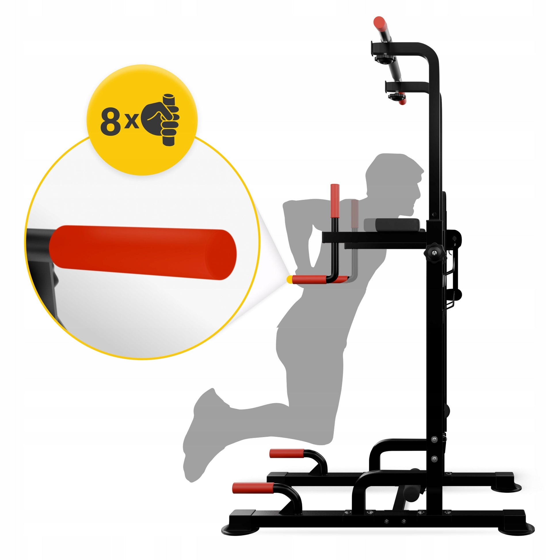 HANDRAIL MULTIFUNCTIONAL BENCH EXERCISE BENCH FREESTANDING PRO+