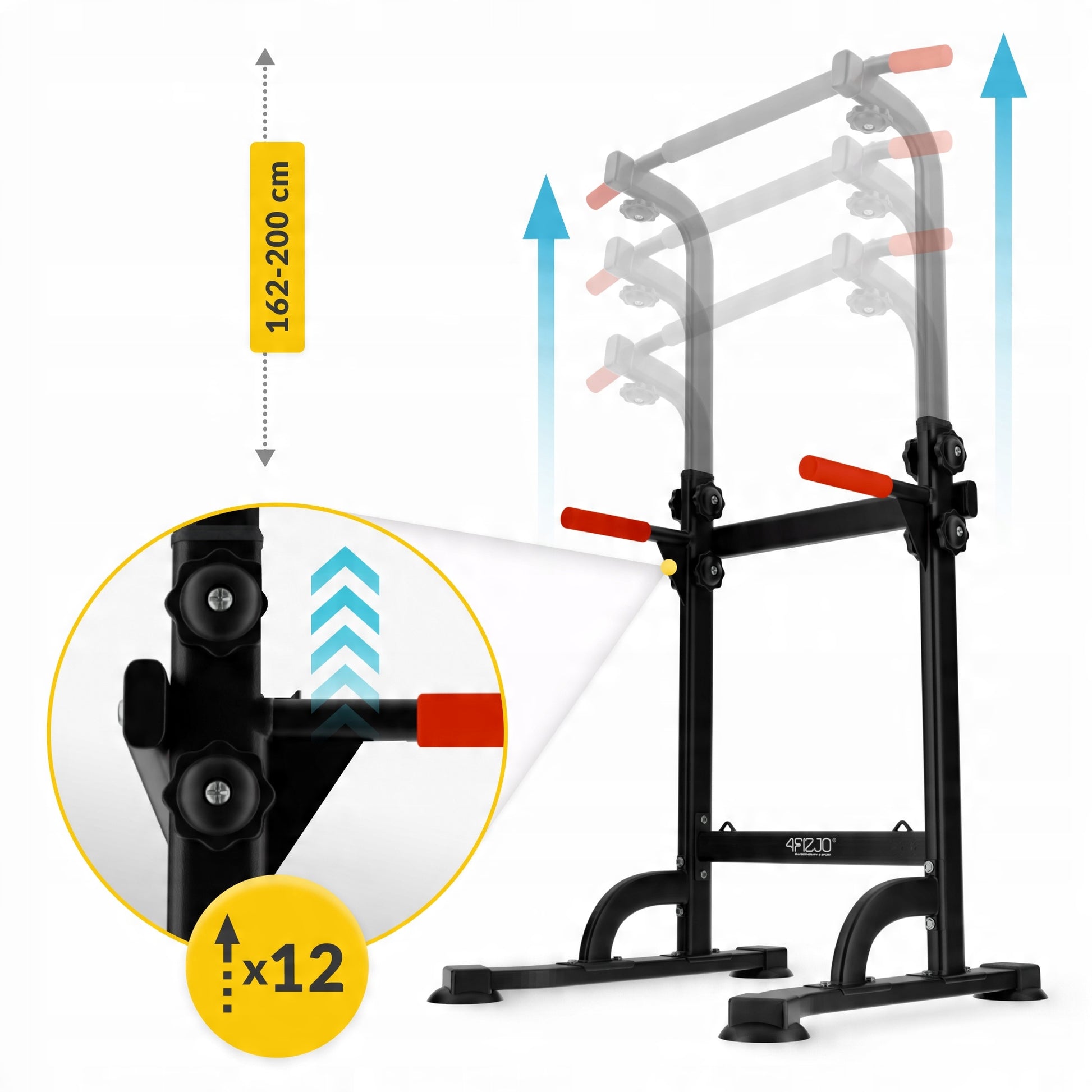 PULL-UP BAR STATIONARY EXERCISE HANDRAIL MULTIFUNCTIONAL FOR DIPS